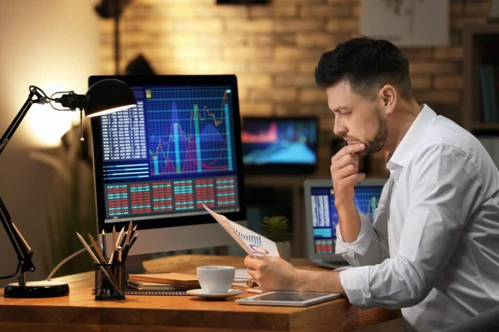 Day trader thinking